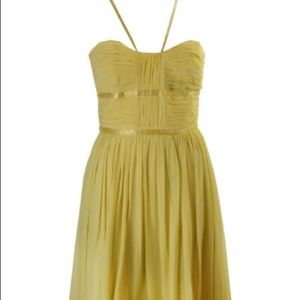 Yellow cocktail dress!